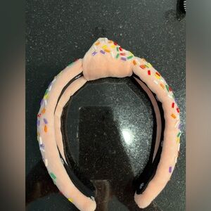 Lele Sadoughi girls Strawberry Birthday Cake headband